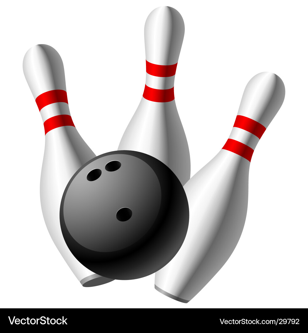 Bowling Set vector image
