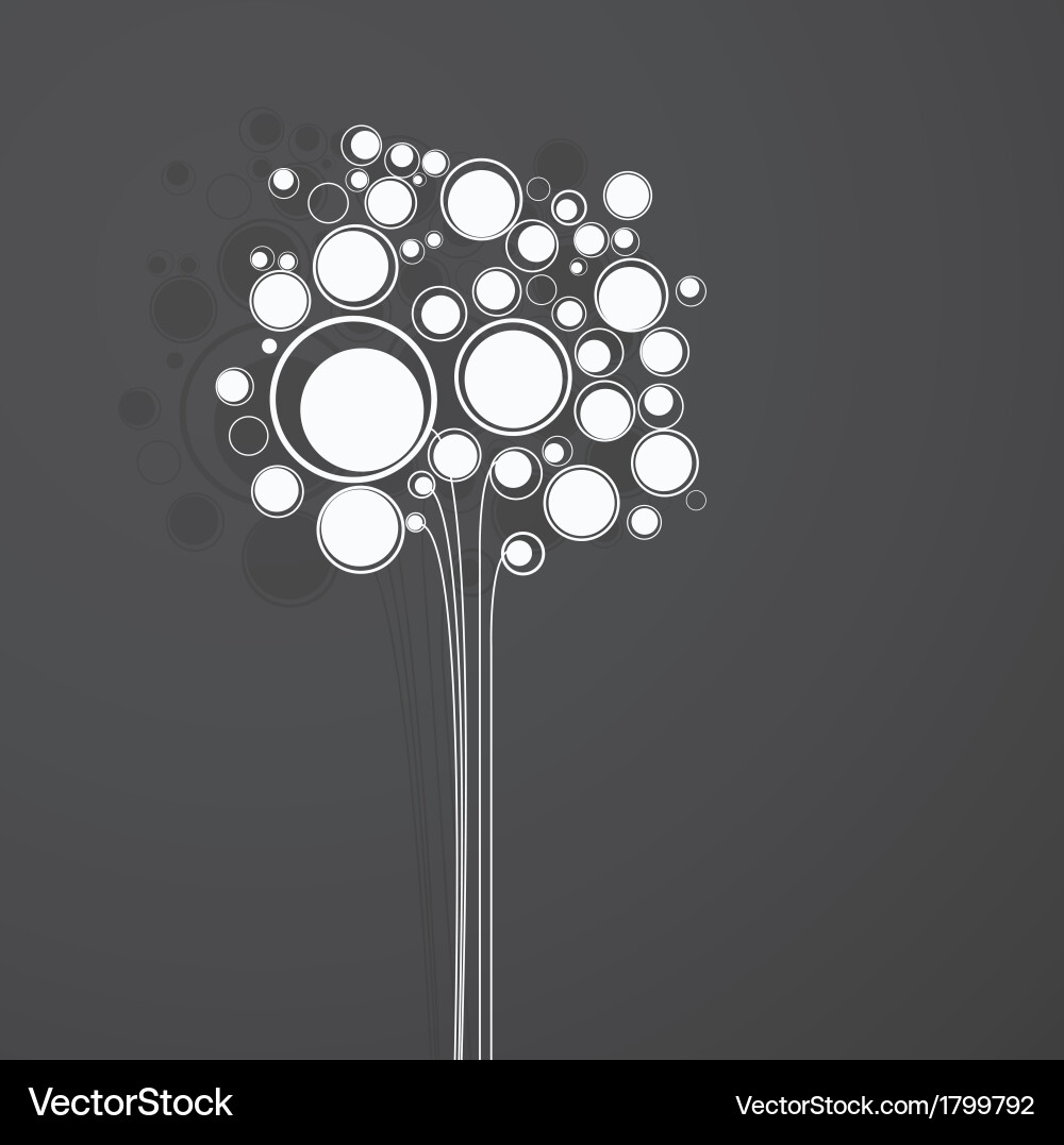 Geometric Data Network vector image