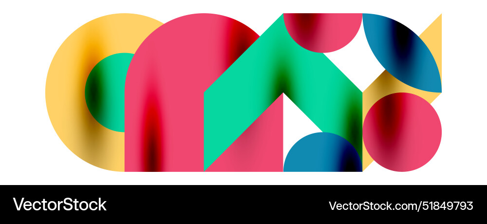 Circle pattern round elements with lines Vector Image
