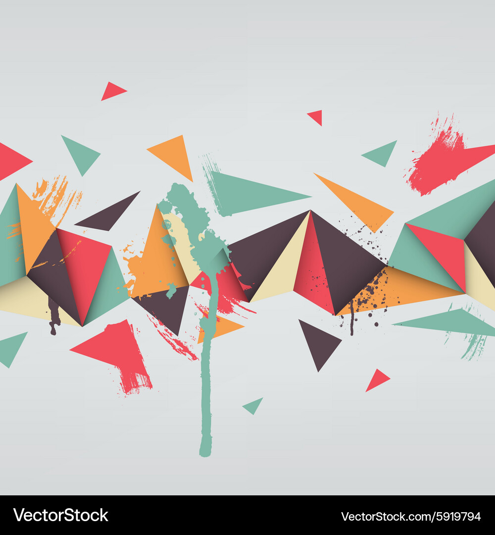 Abstract texture with triangles Vector Image