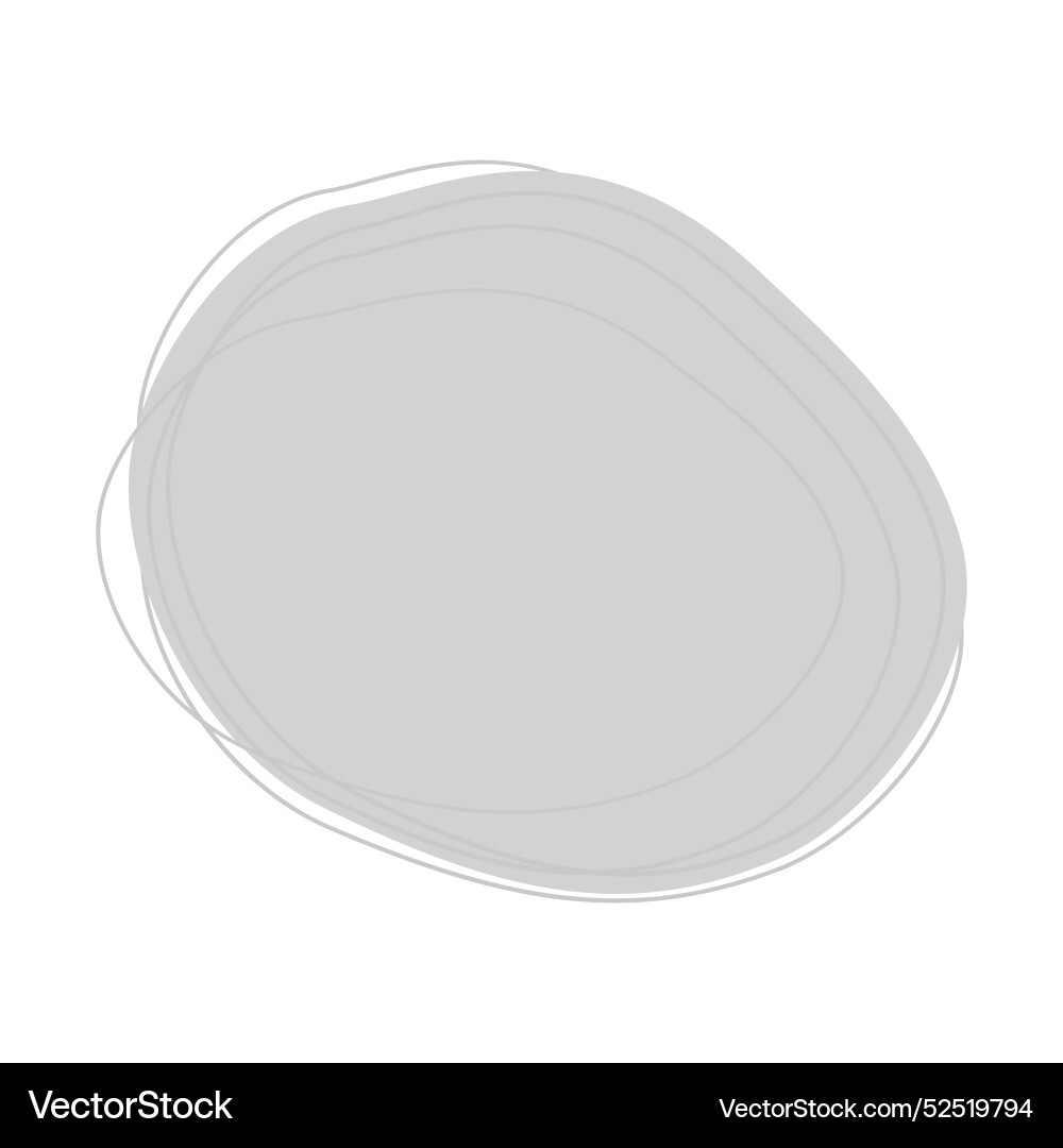 Random oval spot with curve strokes in grayscale Random oval spot with curve strokes in grayscale Vector Image