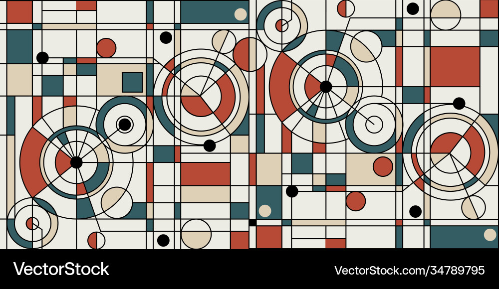 Modern seamless pattern in style Vector Image