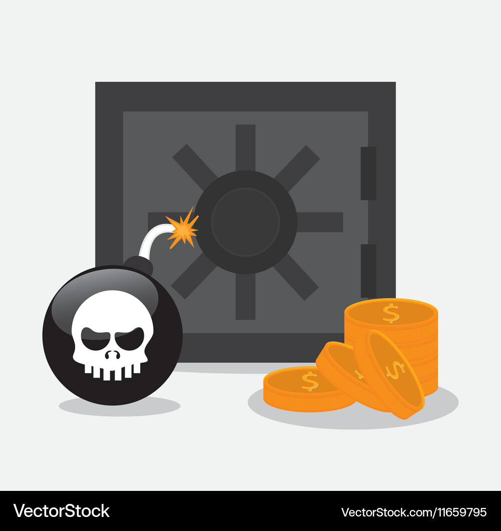 Security data and cyber system design Vector Image