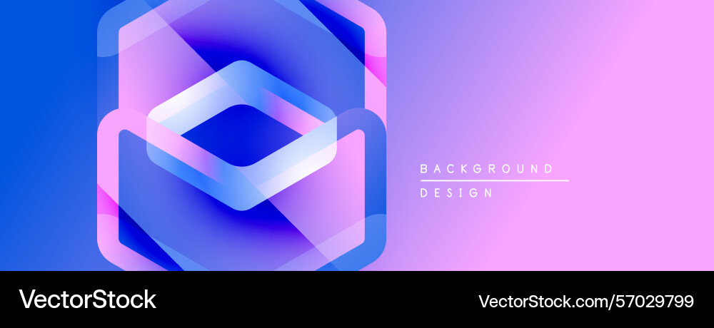 Abstract geometric design layers create depth Abstract geometric design layers create depth vector image