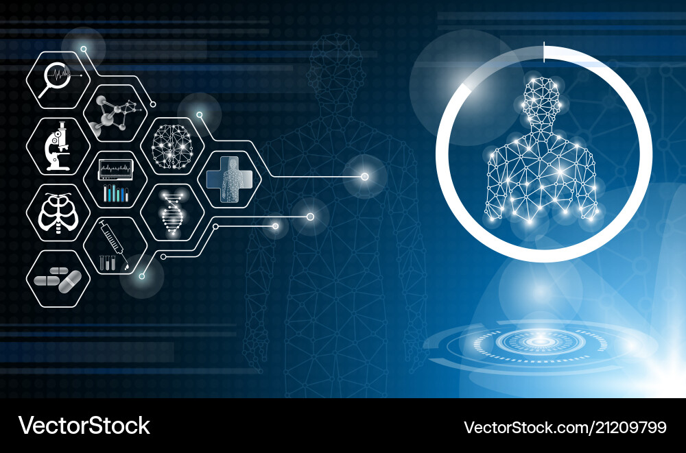 Abstraktes Hintergrundtechnologiekonzept in blau Abstraktes Hintergrundtechnologiekonzept in blau vektorbild