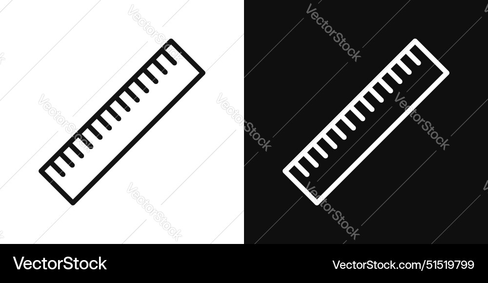 Ruler icon Royalty Free Vector Image - VectorStock