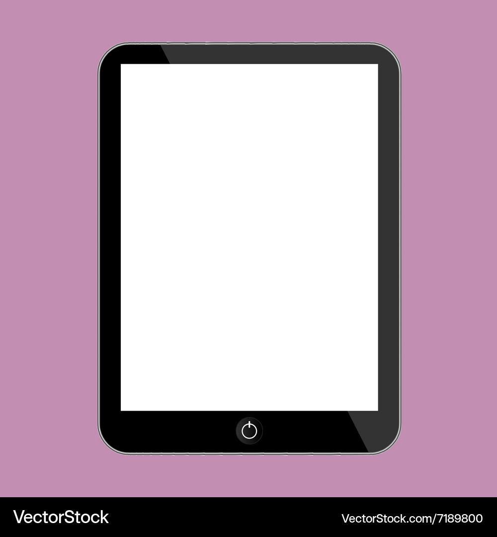 Computer tablet Vector Image