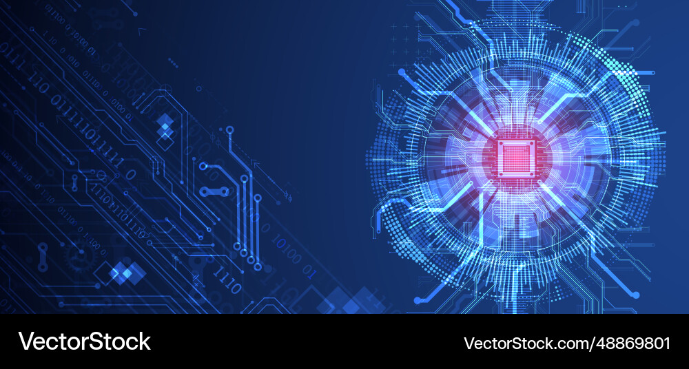Abstract background on technological Abstract background on technological vector image