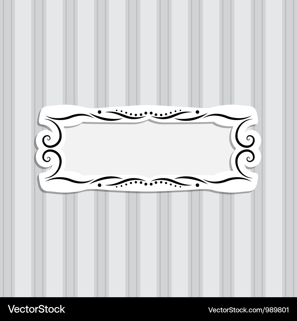 Background and frame Vector Image