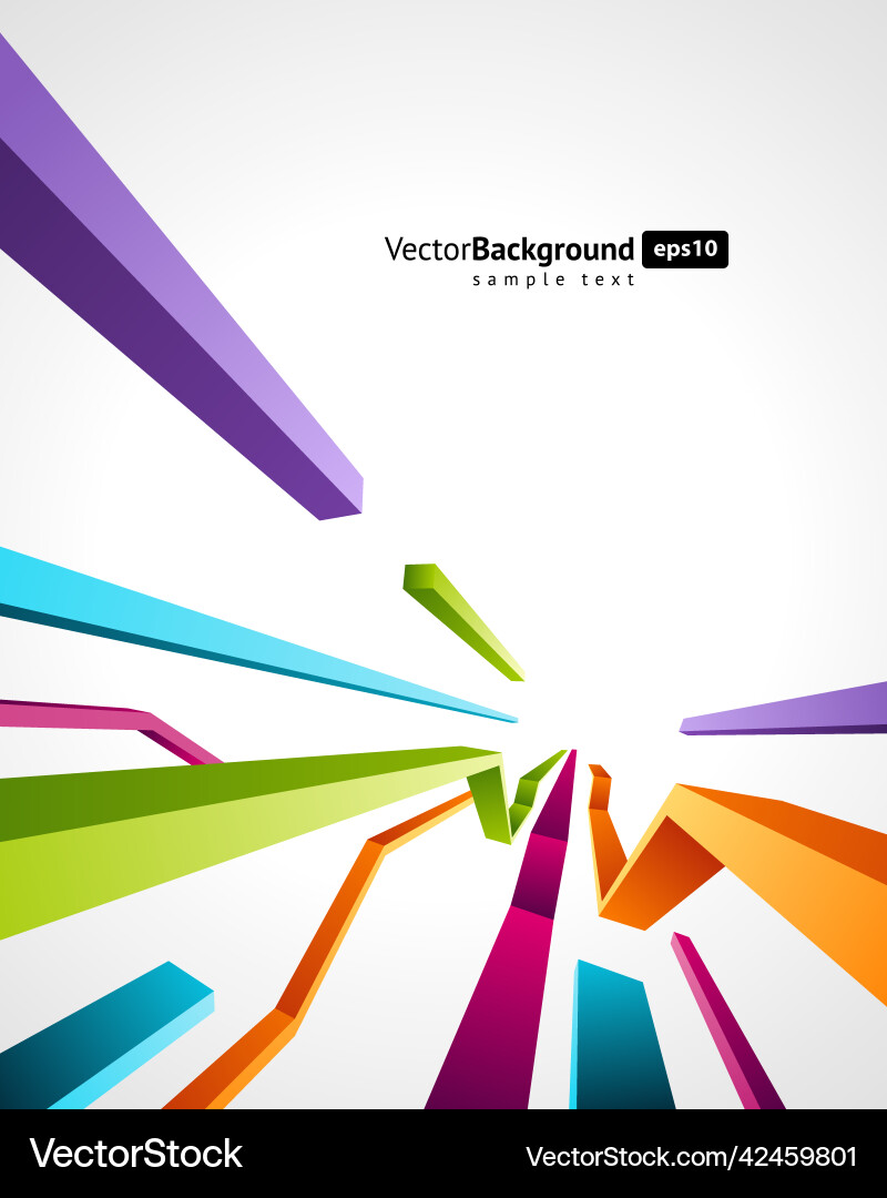 Multicolored isometric lines dynamic flow Multicolored isometric lines dynamic flow vector image