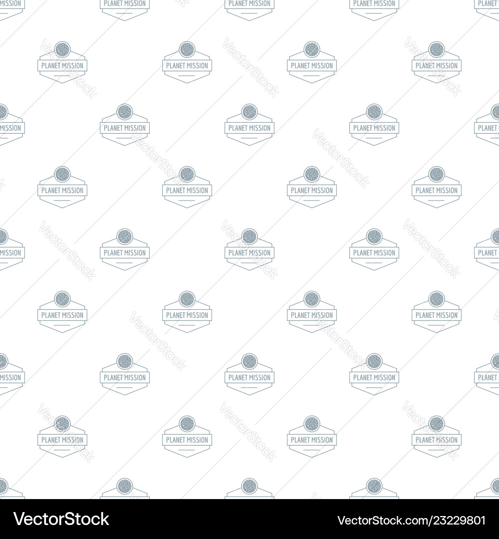 Planet concept pattern seamless Planet concept pattern seamless vector image