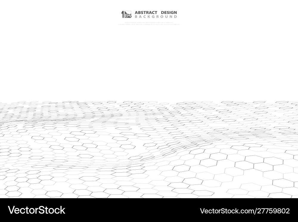 Abstract technology hexagon design background Abstract technology hexagon design background vector image