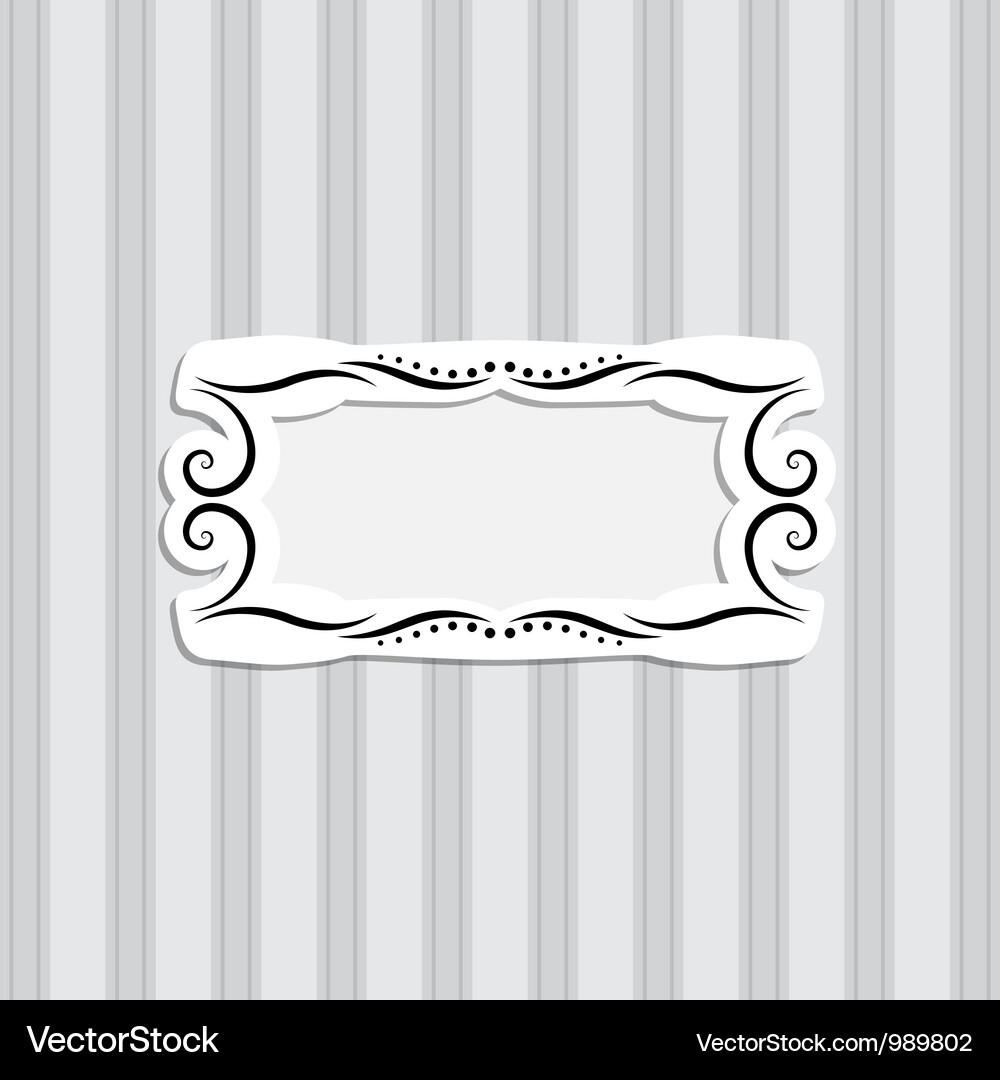 Background and frame Vector Image