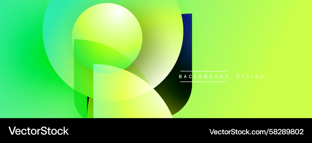 Dynamic Abstract Circles Vector Image