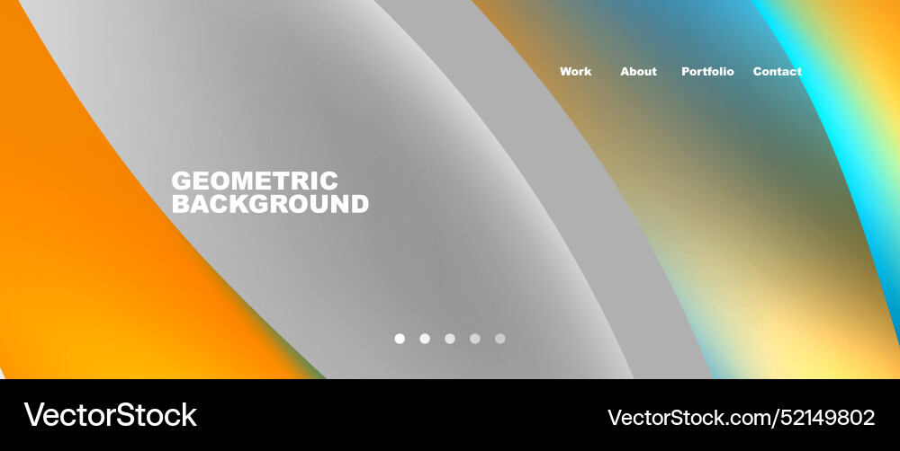 Dynamic flowing shapes concept design composition Dynamic flowing shapes concept design composition Vector Image