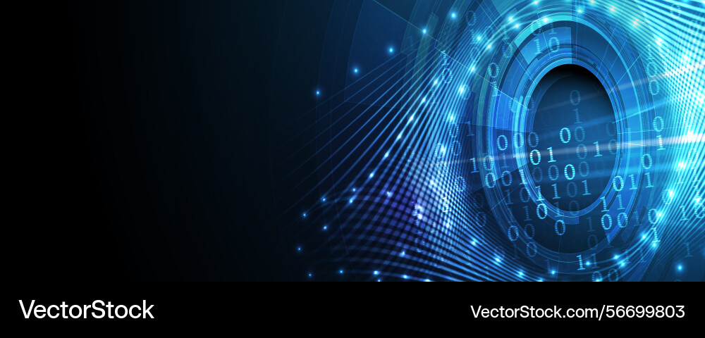 Abstract high technology and science background vector image