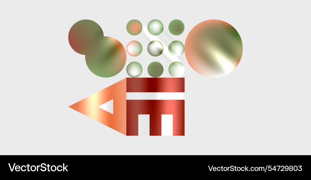 Simple shapes - circles triangles rectangles Vector Image