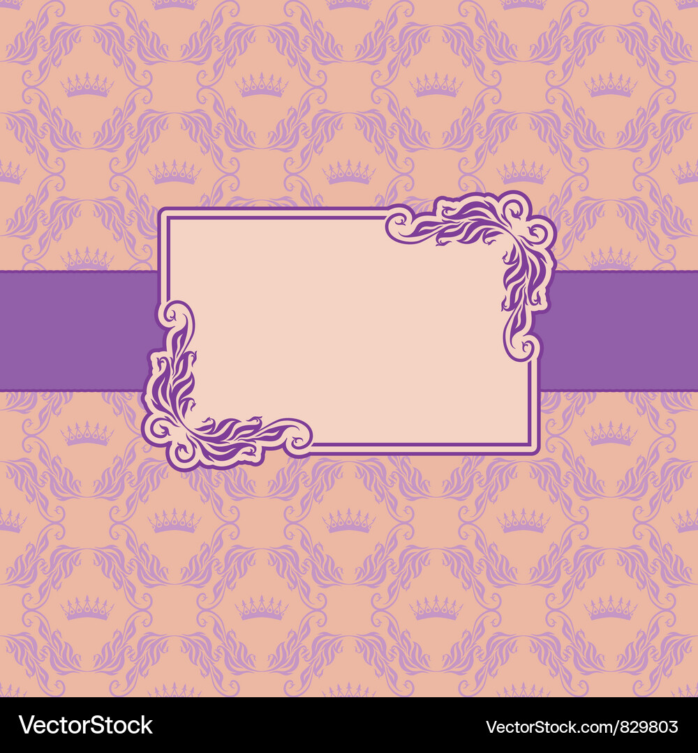 Template frame design Vector Image