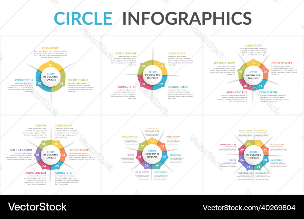 Circle infographics