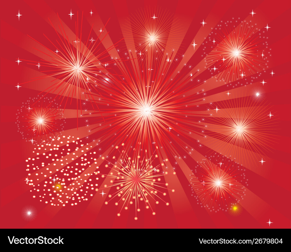 Fireworks Royalty Free Vector Image - VectorStock