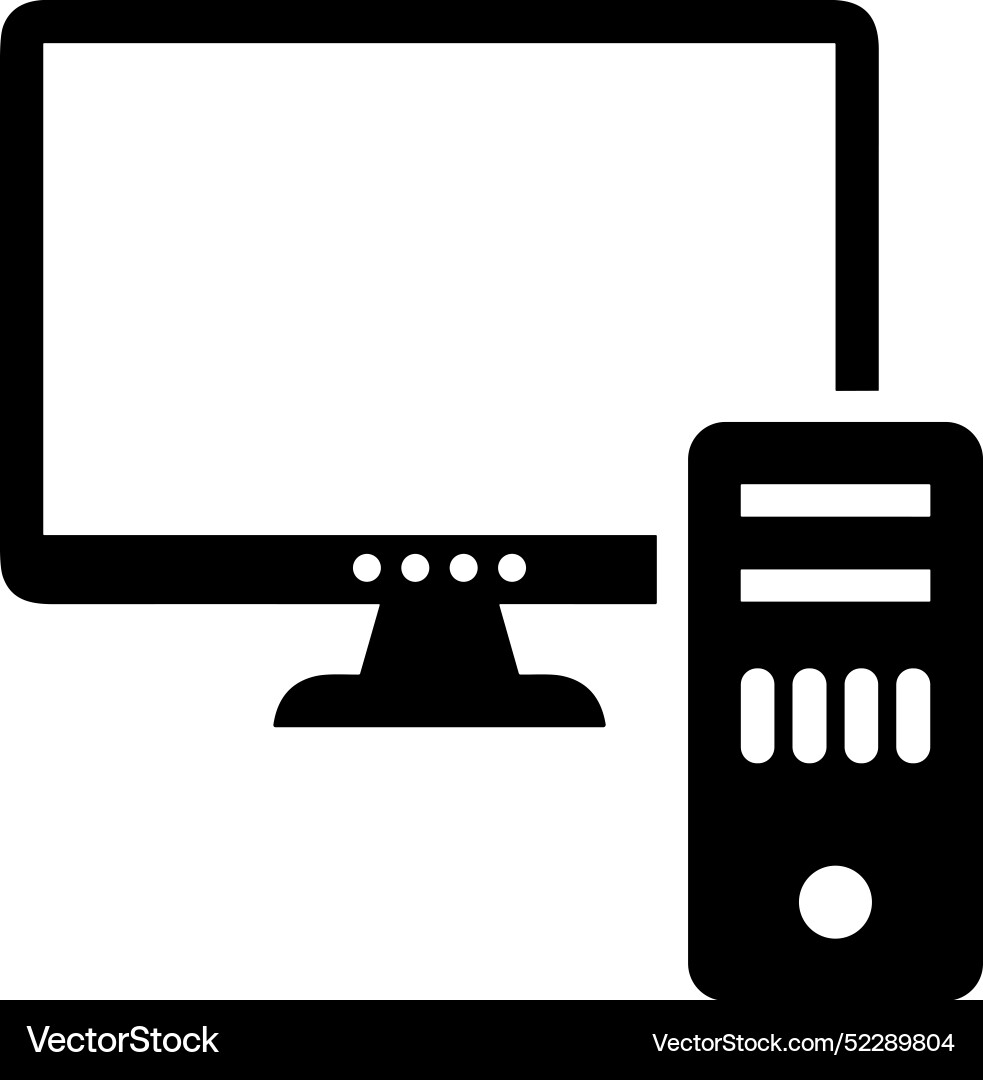 Technology and computer icon symbol image Technology and computer icon symbol image Vector Image