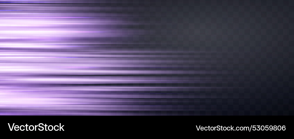Speed rays velocity light neon flow zoom in Vector Image