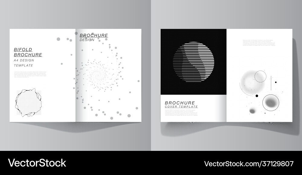 Layout zwei a4 Cover Mockups Vorlagen Layout zwei a4 Cover Mockups Vorlagen vektorbild