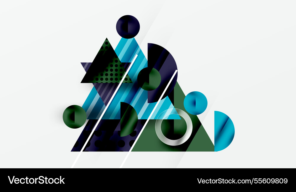 Sleek abstract background - layered triangles Sleek abstract background - layered triangles vector image