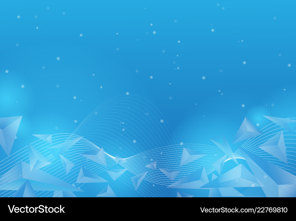 Chaotically particle and polygons flying in space Chaotically particle and polygons flying in space vector image