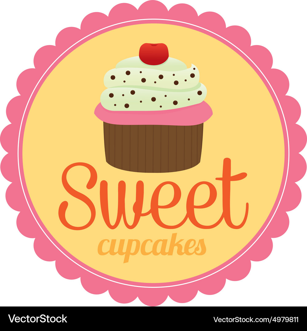 Abstract bakery object on a white background Vector Image