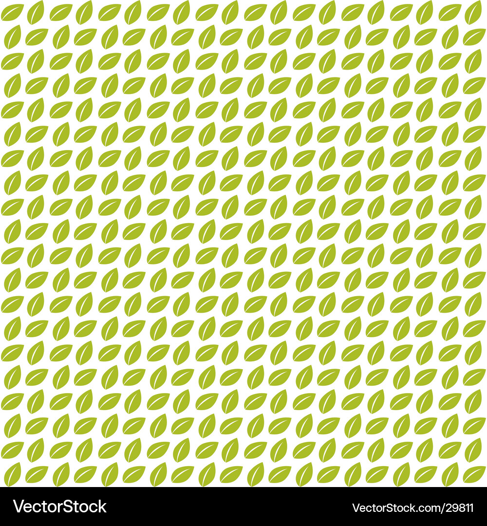 Abstract Leaf Pattern Vector Image