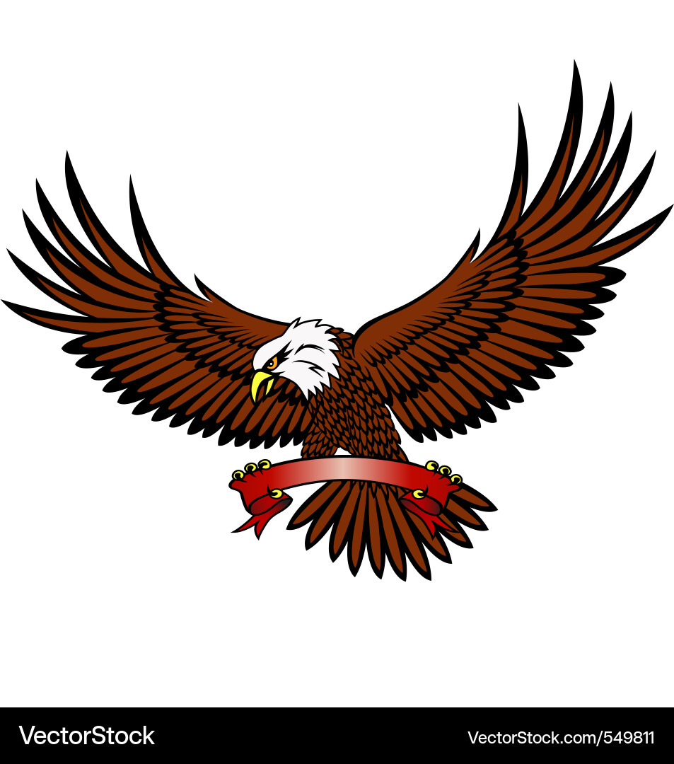 American Eagle Emblem vector image