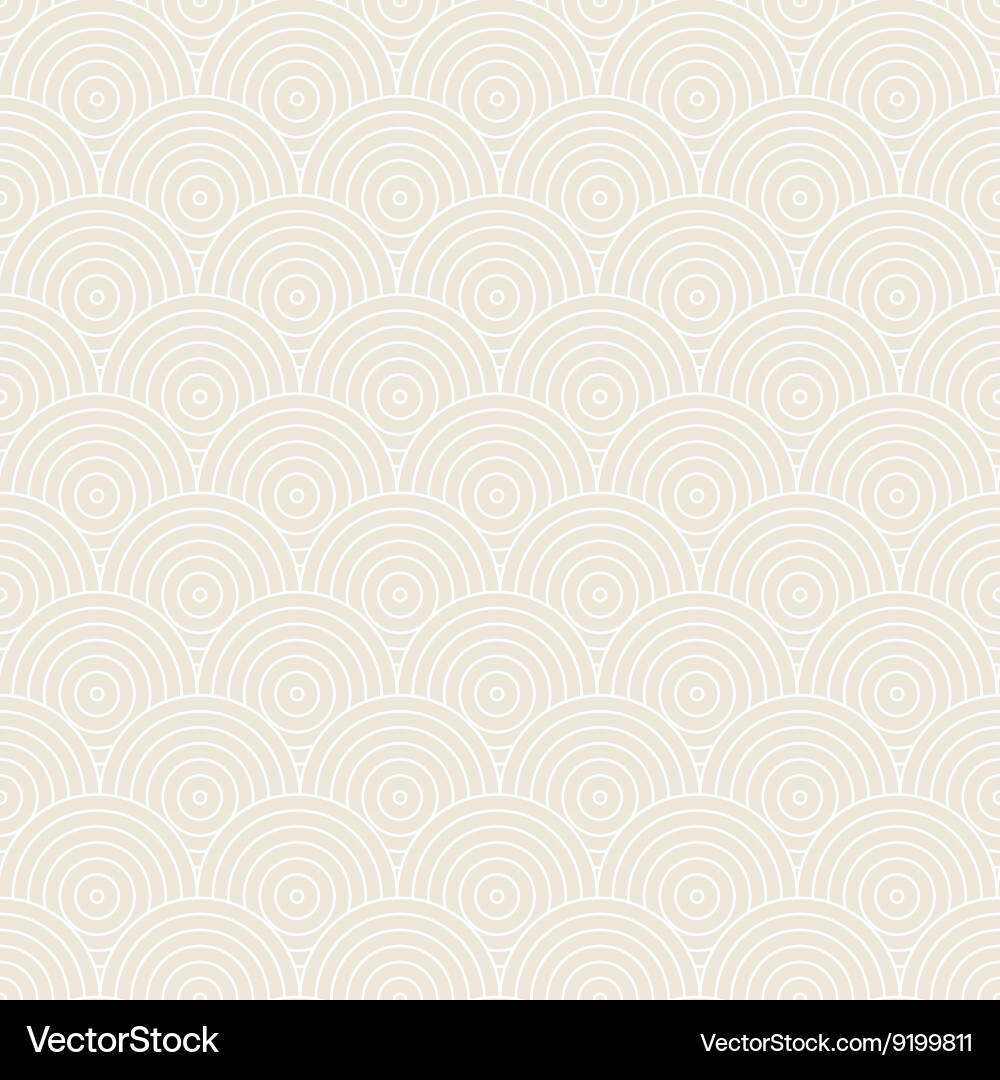 Delicate Circle Pattern vector image