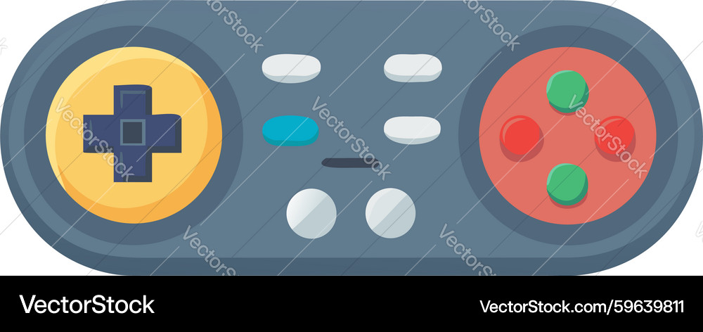Game Controller Flat Icon – Royalty-Free Vector | VectorStock
