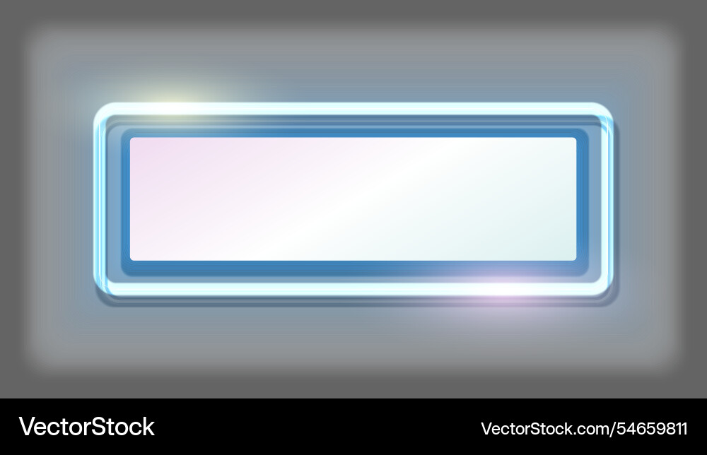 Luxury abstract clear white label with blue Luxury abstract clear white label with blue Vector Image