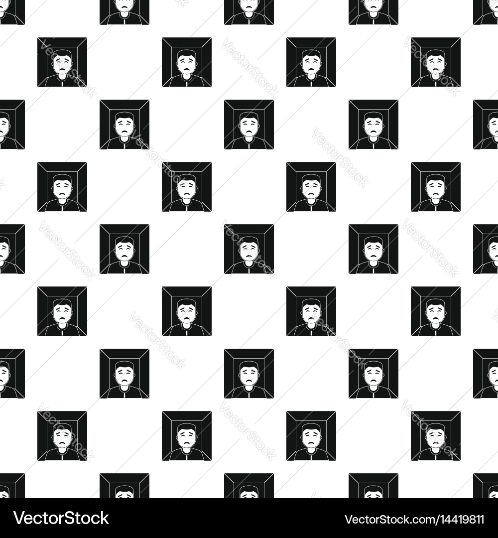 Man pattern Vector Image