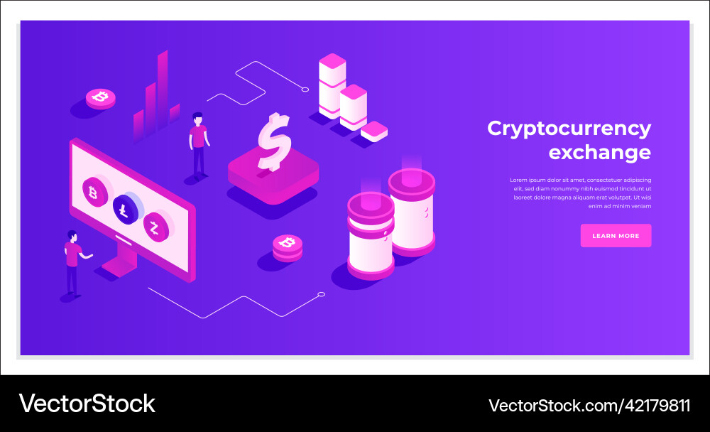 Man work business cryptocoin blockchain virtual Man work business cryptocoin blockchain virtual vector image