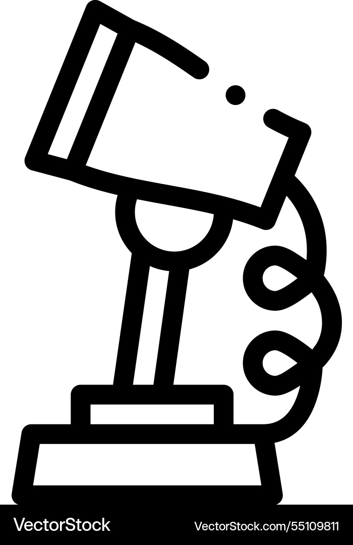 Microphone icon thin linear style design isolated Microphone icon thin linear style design isolated vector image