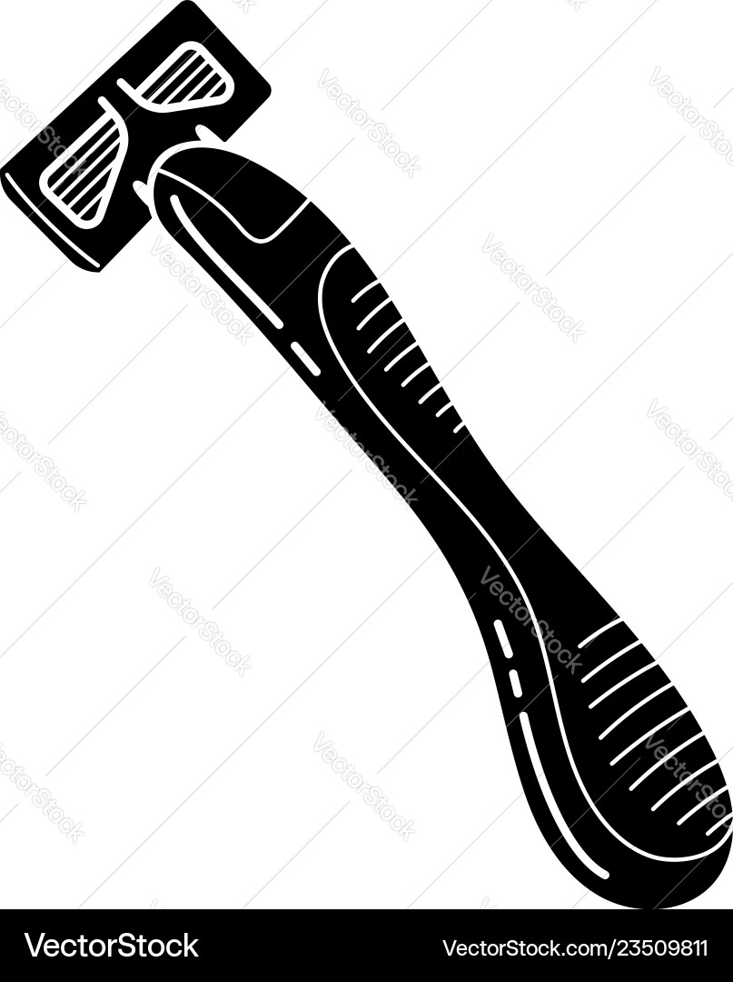 Modern razor icon simple style Modern razor icon simple style Vector Image