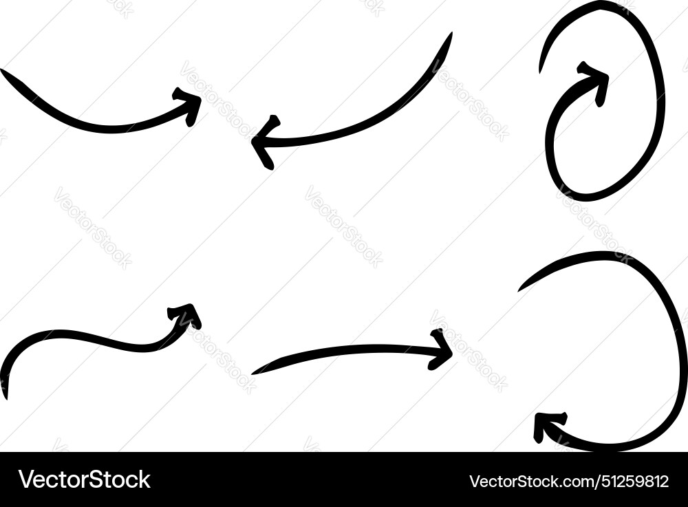 Abstract arrow direction shape curved line Abstract arrow direction shape curved line Vector Image