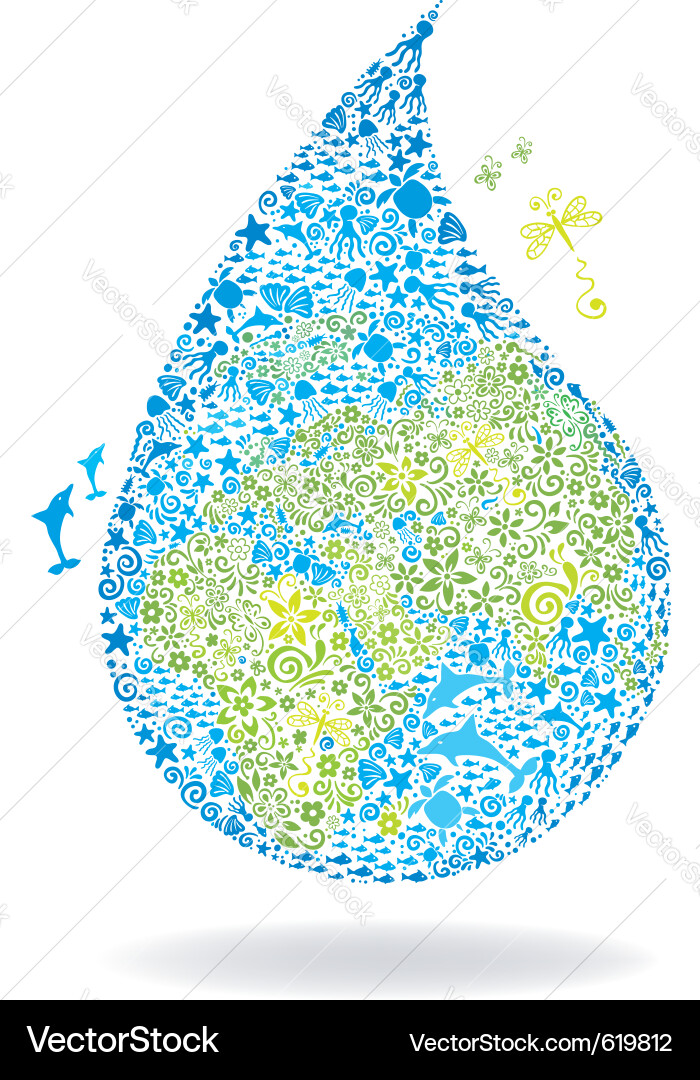 Clean planet Royalty Free Vector Image - VectorStock