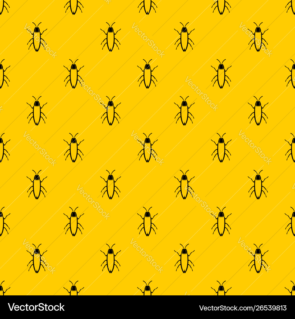 Cockroach pattern Cockroach pattern vector image