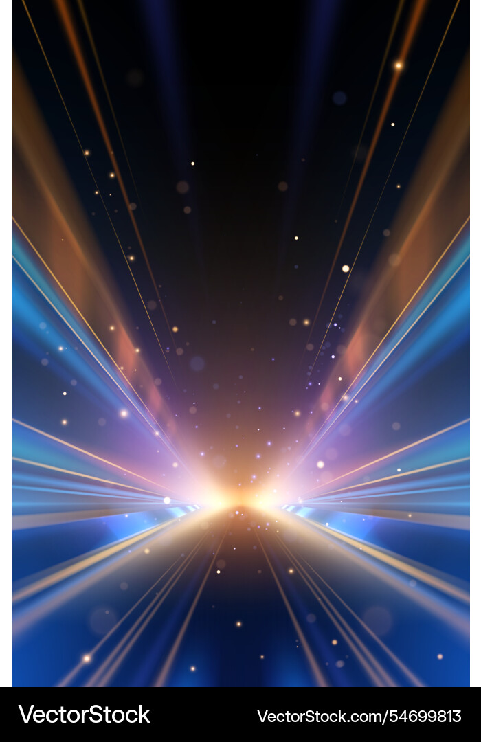 Dynamic Light Motion Effect Vector Image