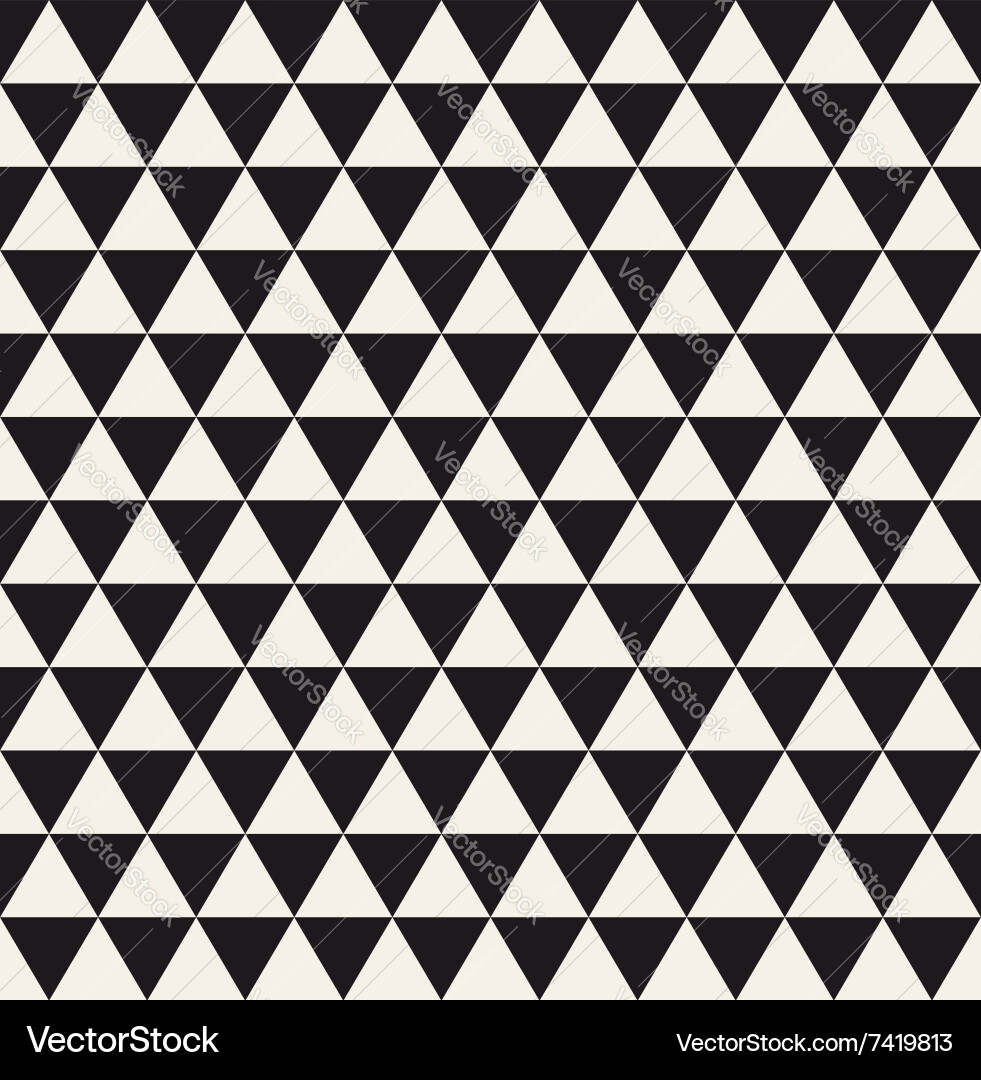 Geometric Triangle Pattern vector image