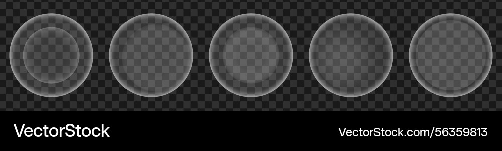 Light transparent circles overlay shadow tint Light transparent circles overlay shadow tint vector image