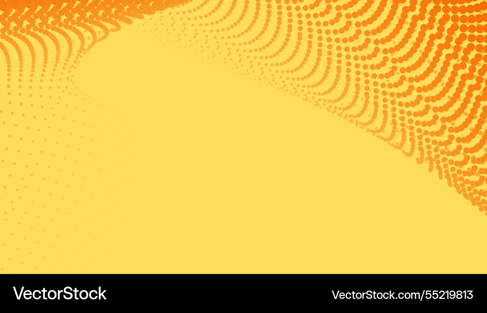 Yellow halftone with gradient abstract background Yellow halftone with gradient abstract background Vector Image
