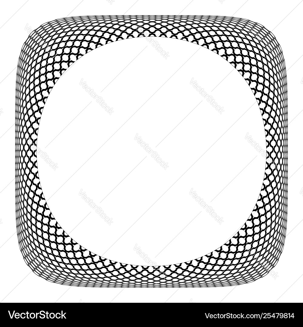 Convex Mesh Frame vector image