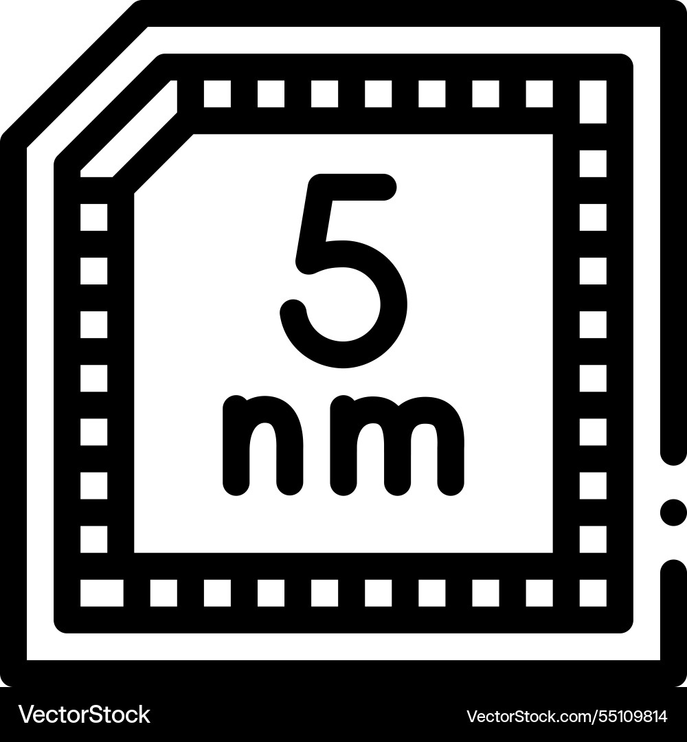 Microscope icon thin linear style design isolated Vector Image