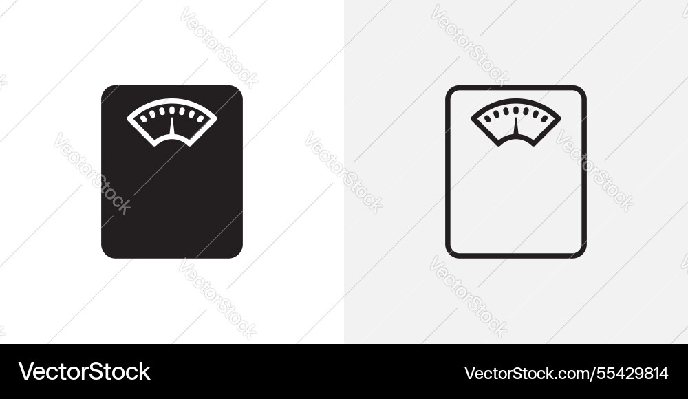 Scale icons pack for apps and ui ux desigs Vector Image