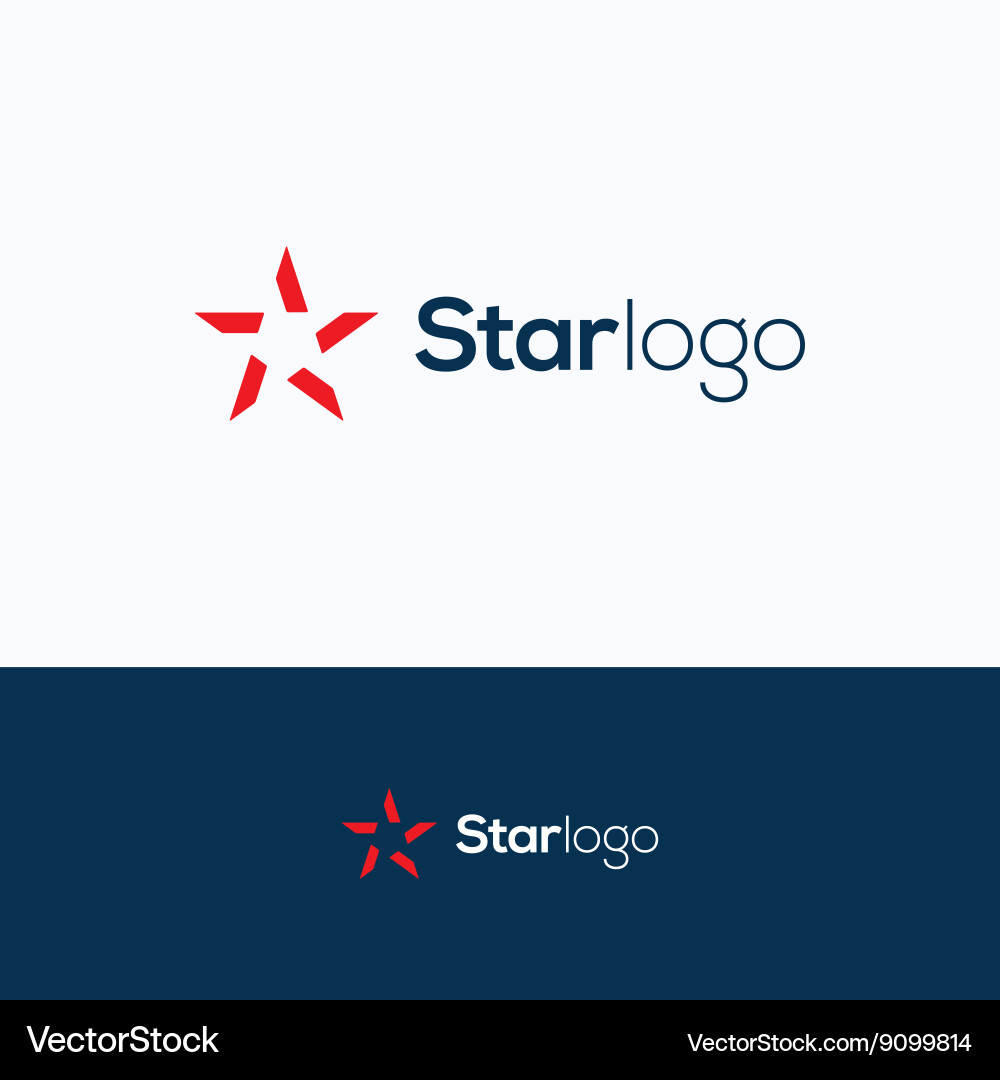 Star logo Royalty Free Vector Image - VectorStock